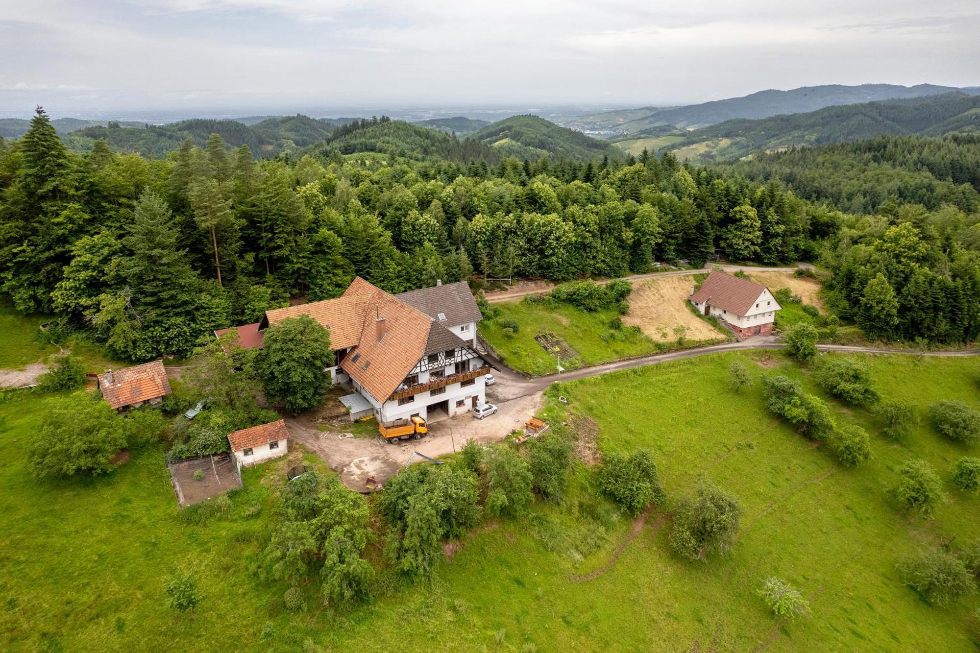 Gruener Ausblick Appartement Oberkirch  Buitenkant foto