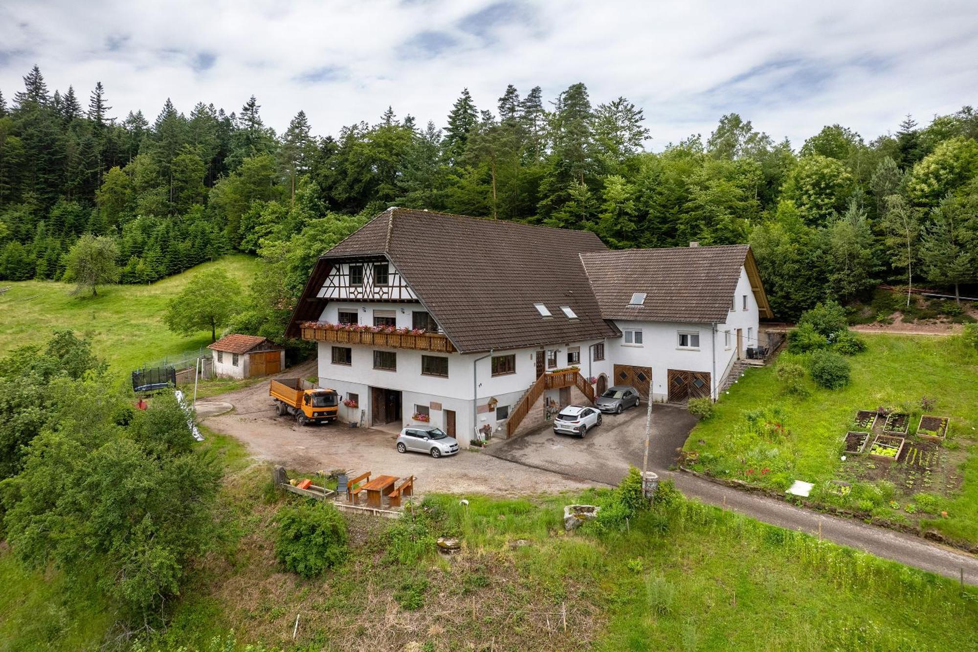 Gruener Ausblick Appartement Oberkirch  Buitenkant foto